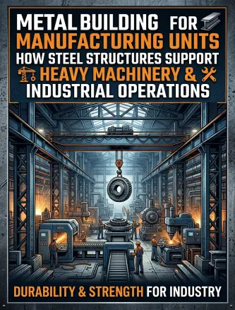 Metal Building for Manufacturing Units: How Steel Structures Support Heavy Machinery and Industrial Operations