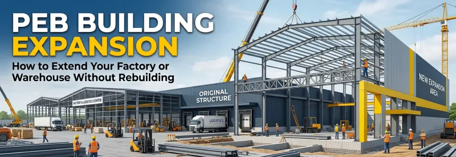PEB Building Expansion: How to Extend Your Factory or Warehouse Without Rebuilding the Entire Structure