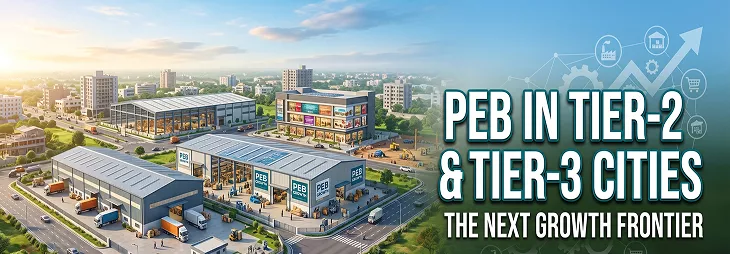 PEB Growth in Tier-2 & Tier-3 Cities in India
